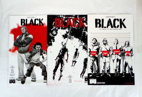 Black #1 (2nd) 2 and 3 Black Mask Comics Set Optioned 1st Kareem Jenkins