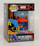Funko Pop! Marvel Captain America #648 Target Black Light Exclusive Figure