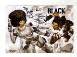 BLACK Vol 1 TPB by Kwanza Osajyefo with Limited Signed Mini Print Black Mask