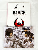BLACK Vol 1 TPB by Kwanza Osajyefo with Limited Signed Mini Print Black Mask