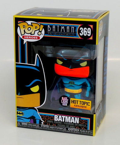 Funko Pop! DC Batman Animated Series #369 Hot Topic Black Light Exclusive Figure