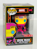 Funko Pop! Marvel Iron Man #649 Target BlackLight Exclusive Figure Avengers