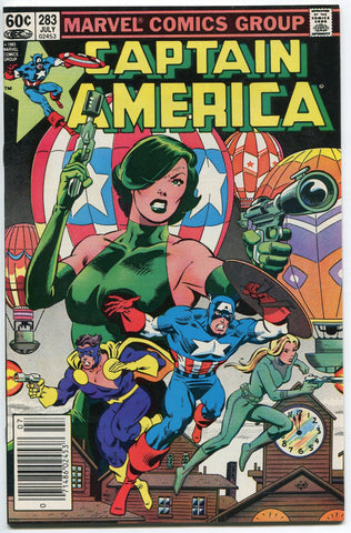 Captain America #283 NM High Grade Viper Nomad Mike Zeck Avengers Constrictor - redrum comics