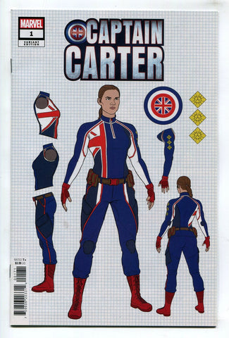 Captain Carter #1 Jamie Mckelvie 1:10 Design Variant Marvel Disney+ 2022