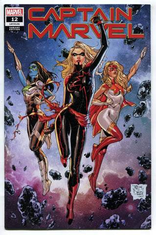 Captain Marvel #12 1st Evil Dark Carol Danvers Tony Daniel Variant cover VF
