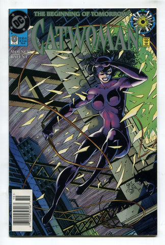Catwoman #0 VF Origin Issue Zero Hour Jim Balent Art Newsstand DC Comics 1994