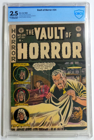 EC Comics Vault of Horror #24 1952 Pre-Code Horror CBCS 2.5 Good+ NOT CGC