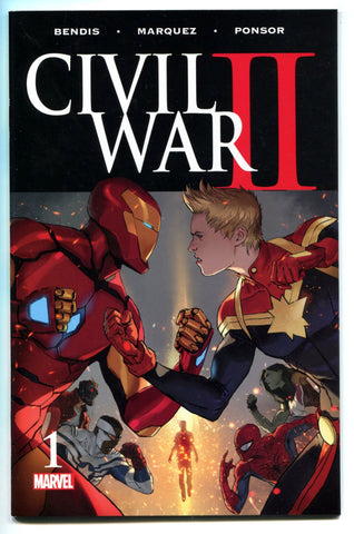 CIVIL WAR II #1 Iron Man VS Ms. Marvel Carol Danvers Bendis NM Marvel Comics