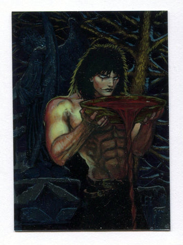 The Crow City of Angels Chromium Card #1 A Draft of Blood James O'Barr Art