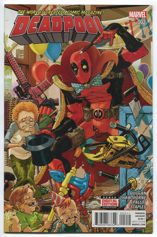 Marvel Comics Deadpool #2 2015 Near Mint World's Greatest Comics Magazine - redrum comics