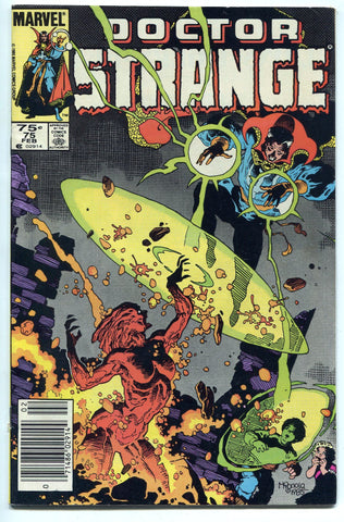Dr. Strange #75 Copper Age 1985 Fine/Very Fine Mike Mignola Cover - redrum comics