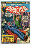 Tomb of Dracula #19 VG Key early BLADE appearance 1974 Marvel Bronze Age
