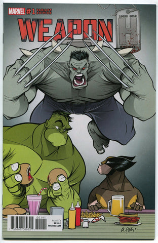 Weapon H #1 Duarte 1:25 Variant Cover NM Marvel Comics 2018 Wolverine Hulk