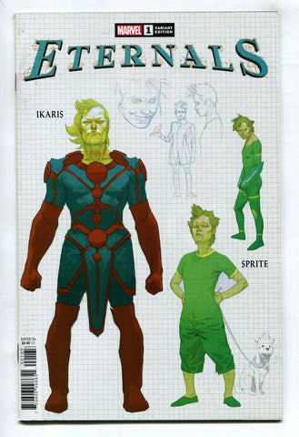 The Eternals #1 Esad Ribic Design 1:10 Variant Cover NM Marvel Comics 2021