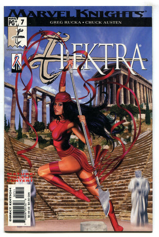 Elektra #7 VF Marvel Knights Comics 2002 Sexy Joe Jusko Bad Girl Cover