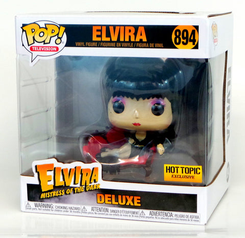 Funko Pop Elvira Mistress of the Dark Deluxe Hot Topic Exclusive on Couch Figure