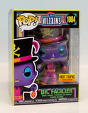 Funko Pop! Dr Facilier Blacklight Disney Villains Hot Topic Exclusive Figure