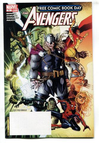 Free Comic Book Day 2009 FCBD Avengers #1 NM Unstamped Marvel Comics