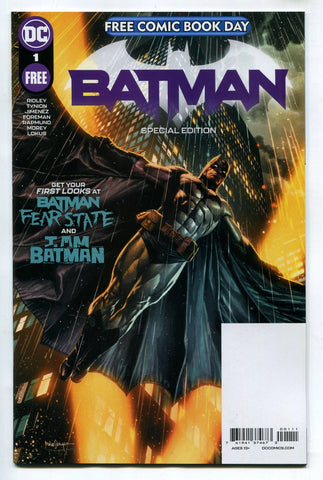 FCBD 2021 Batman Special Edition #1 Cover A DC Comics 1st Print NM