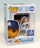 Funko POP! Stadium Fluffy #08 Gabriel Iglesias Signed Autograph Dodgers White