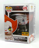 Funko Pop! IT Pennywise with Balloon #475 Hot Topic Exclusive Figure w/Protector