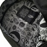 Student Teen NEW Drifter Black Backpack Tablet Phone pockets Punk Skate Vans - redrum comics