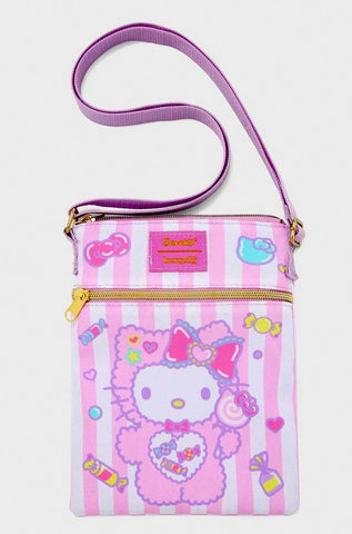 Loungefly Hello Kitty Candy Monster Passport Crossbody Bag New with Tags