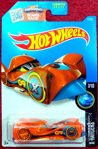 Hot Wheels CLOAK AND DAGGER #17 2016 Orange/Blue X-Raycers