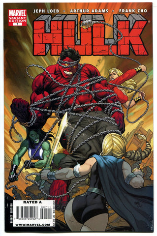 Red Hulk #7 Frank Cho Avengers Variant 2008 Marvel Comics VF