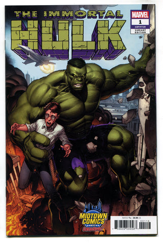 Immortal Hulk #1 Midtown Exclusive Dale Keown Variant Cover NM