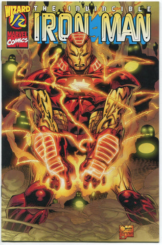 The Invincible IRON MAN #1/2 by Wizard NM 1999 Joe Quesada Marvel Comics - redrum comics