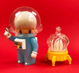 ITOKIN PARK Glow Light Blue Astronaut & Lander Sofubi Set Sealed Kazuhiko Ito