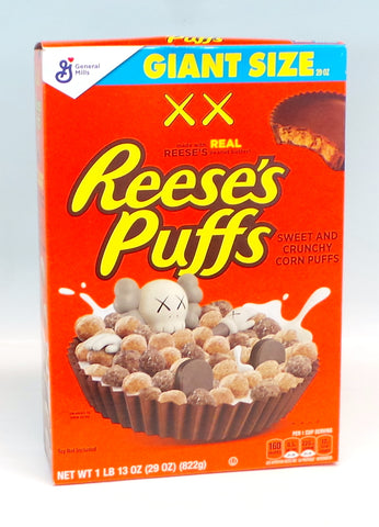 Kaws X Reese's Puffs Cereal Giant Size Limited Edition New Sealed