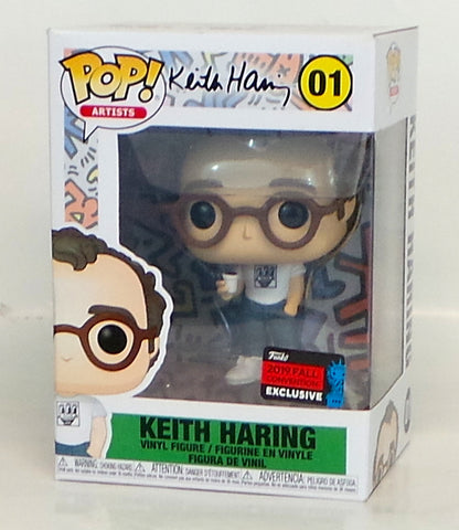 Funko Pop! Artists #01 Keith Haring 2019 NYCC Shared Sticker Exclusive Figure
