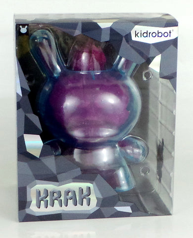 Kidrobot 8" Rock Candy Pink Shard Crystal KRAK Dunny By Scott Tolleson New