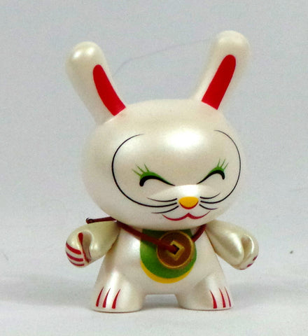 Kidrobot 3-inch Dunny Series 4 Mr Shane Jessup Lucky Cat Eyes Closed AS IS