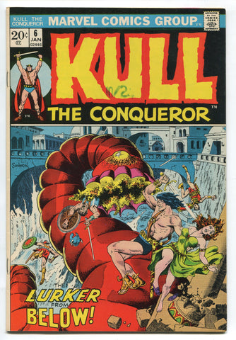 Kull The Conqueror #6 VF High Grade 1972 Bronze Age Marvel Conan
