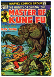 Shang-Chi MASTER OF KUNG FU #19 VF High Grade 1974 vs The Man-Thing