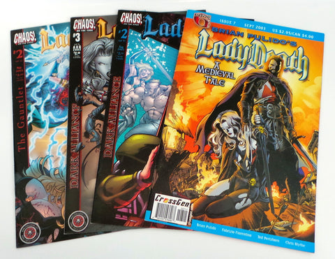 Lady Death mixed lot of 4 Books Chaos Comics Crossgen