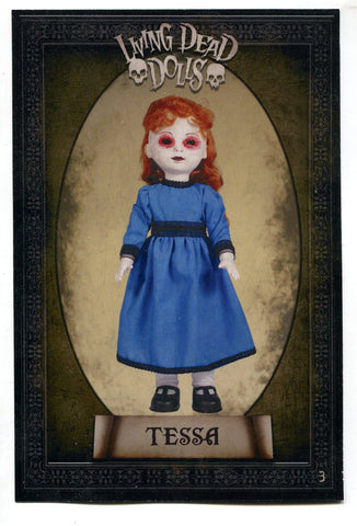 Living Dead Dolls Resurrection X Riddle Card #3 Tessa - redrum comics