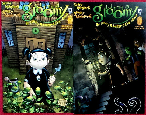 Little Gloomy #1 and 2 1st Print GOTH Slave Labor Graphics Spooky Adventures