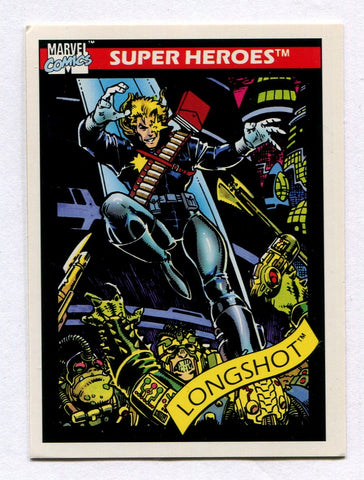 1990 Marvel Universe Series 1 Impel Longshot #45 X-Men Card
