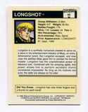 1990 Marvel Universe Series 1 Impel Longshot #45 X-Men Card