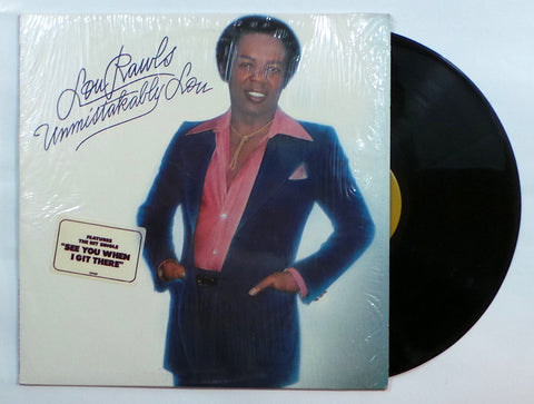 LOU RAWLS Unmistakably Lou Vinyl LP in shrink 1977 CBS Funk Soul