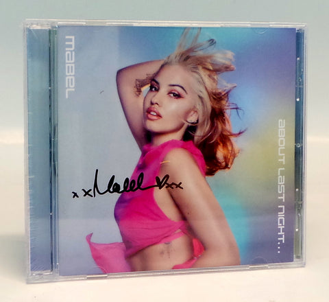 Mabel About Last Night CD with Signed Autographed Booklet New Sealed