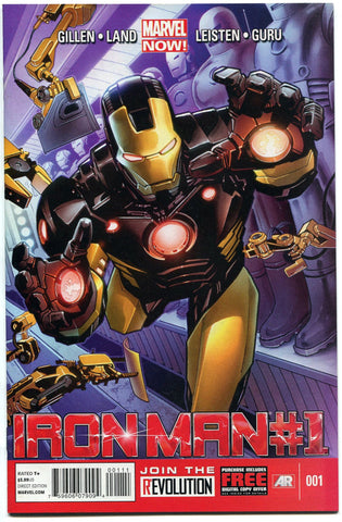 Marvel Now! IRON MAN #1 NM 2013 Marvel Comics Extremis - redrum comics