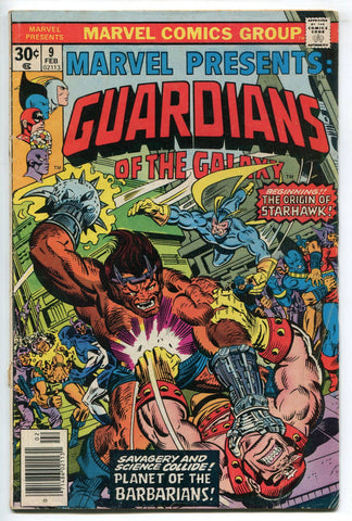 Marvel Presents #9 Guardians of the Galaxy featuring Origin of StarHawk VG 1977
