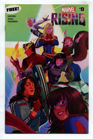 MARVEL RISING #0 1st appearance of Ember Quade, Emulator 2018 Kamala Khan