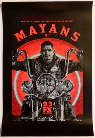 SDCC 2019 Exclusive Mayans MC Season Two 11"x17" Promo Poster Fox FX TV