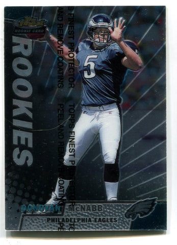 1999 Topps Finest Donovan McNabb Rookie Card RC Philadelphia